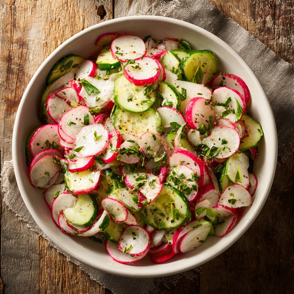 Radish and Cucumber Salad