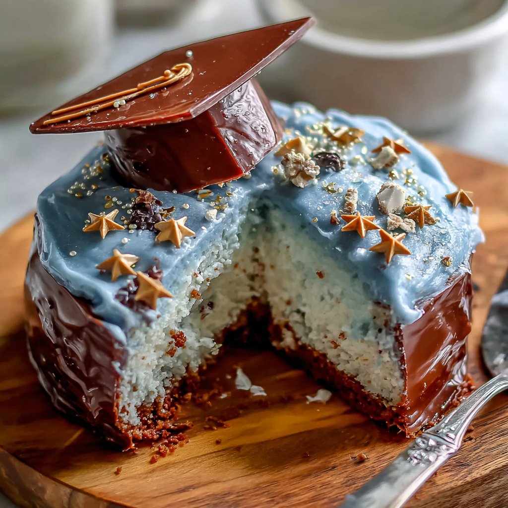 Graduation 'Congrats' Themed Cake