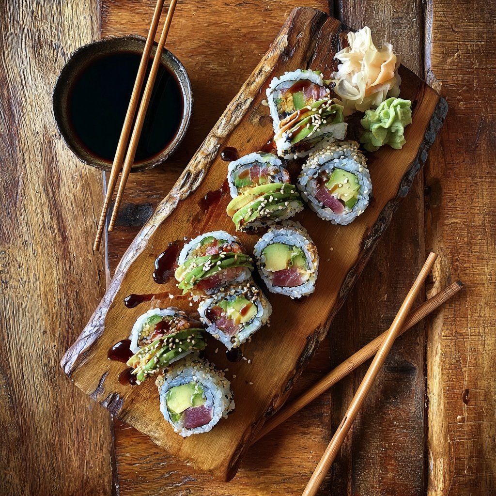 Global Japanese Sushi Rolls