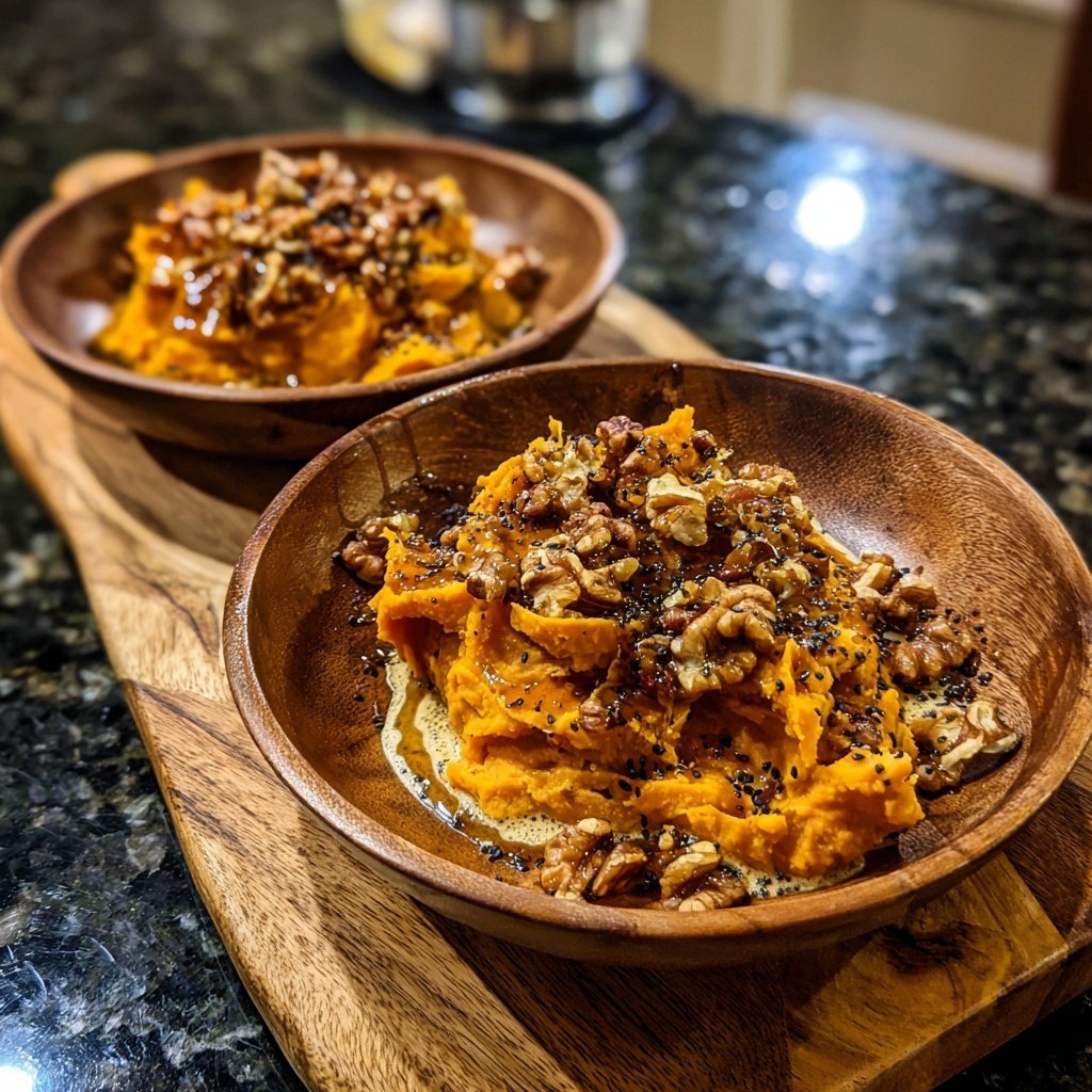 Nutty Sweet Potato Bowls