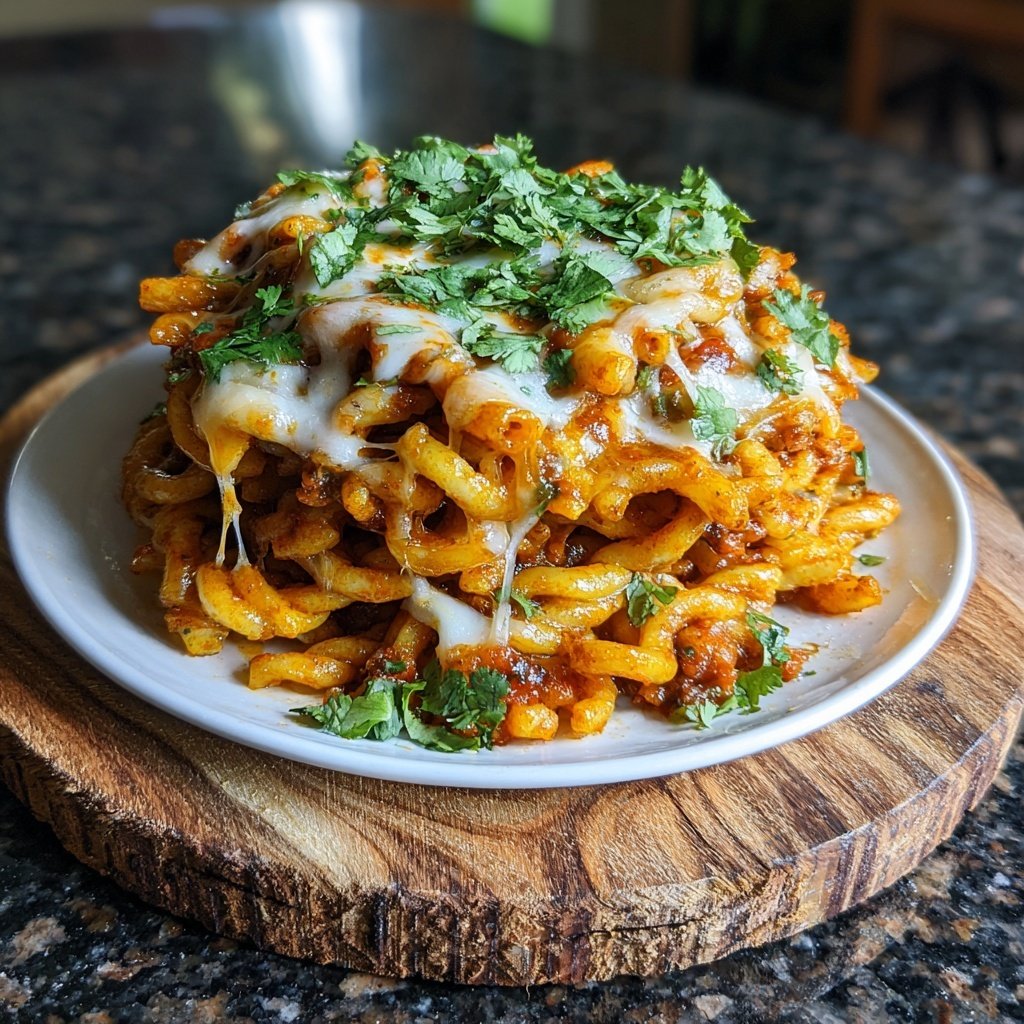Crispy Taco Pasta Crunch