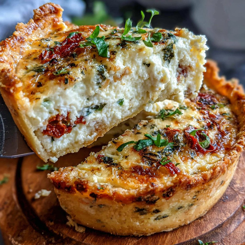 Savory Herb Crusted Quiche