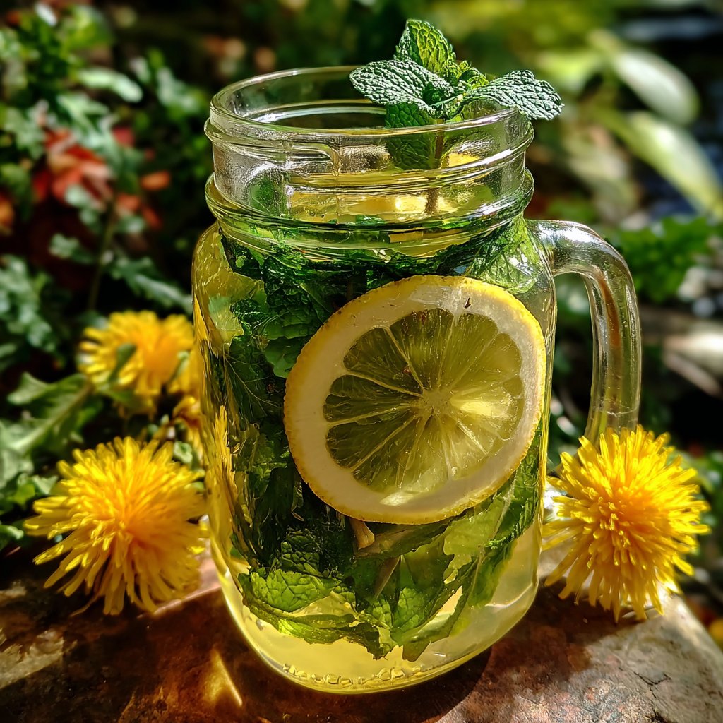Herbal Dandelion Detox Drink
