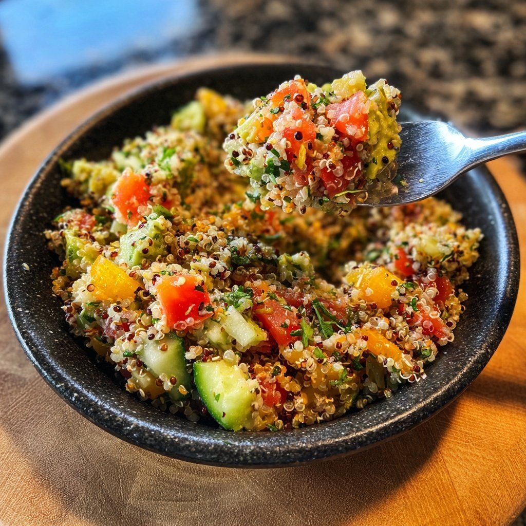 Healthy Avocado Quinoa Salad