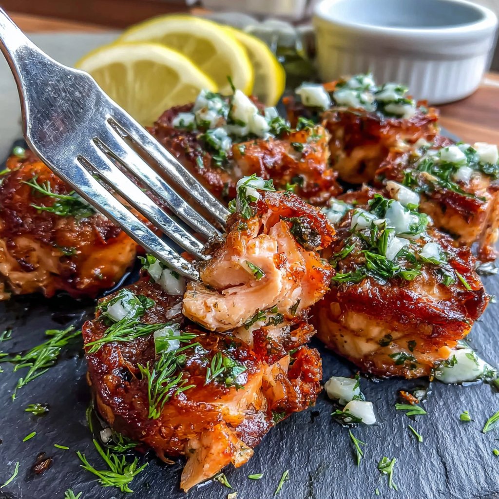 Air Fryer Salmon Bites